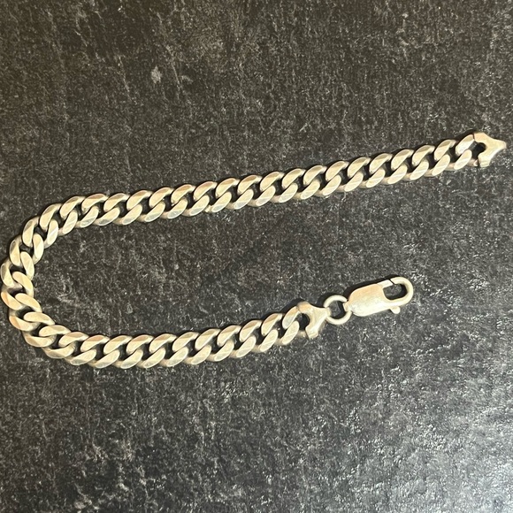 Sterling silver bracelet lobster clasp - Picture 3 of 3